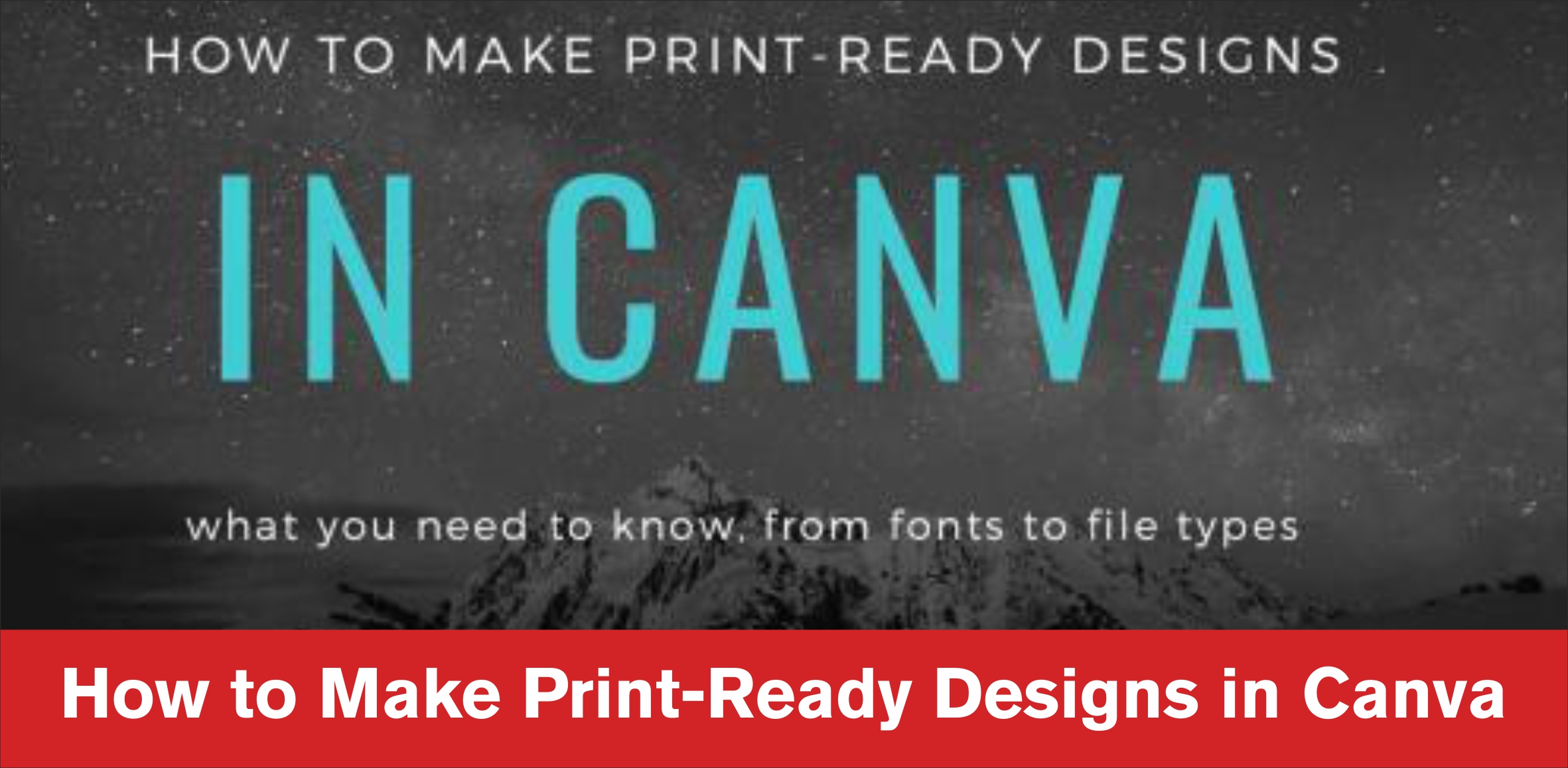How to Make Print-Ready Designs in Canva