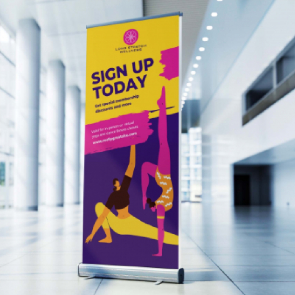 Double Sided Roller Banner 2