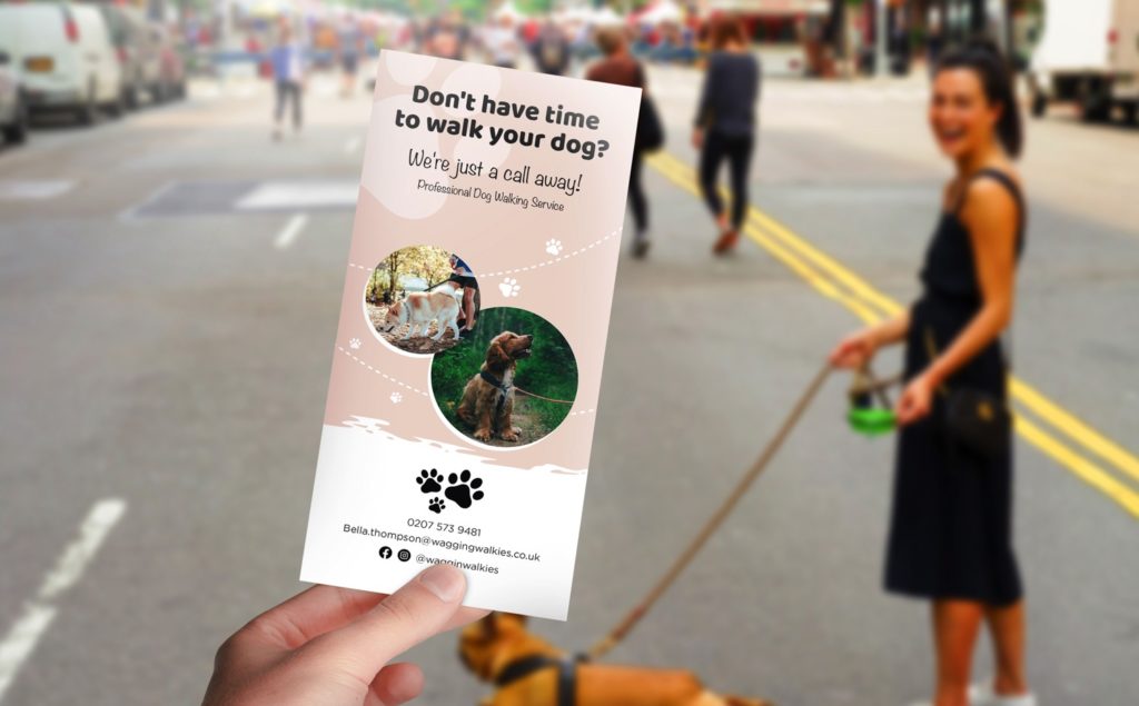 Dog Walker Leaflets