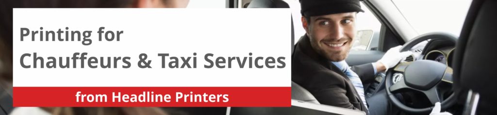 Chauffeur and Taxi Service Printing