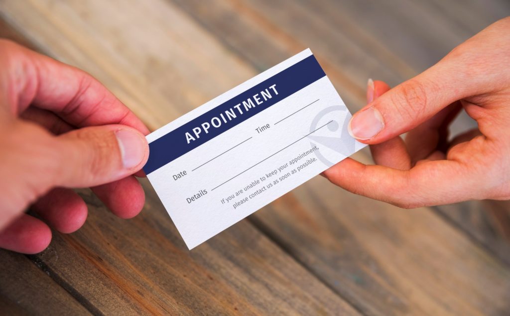 Business Services Appointment Card
