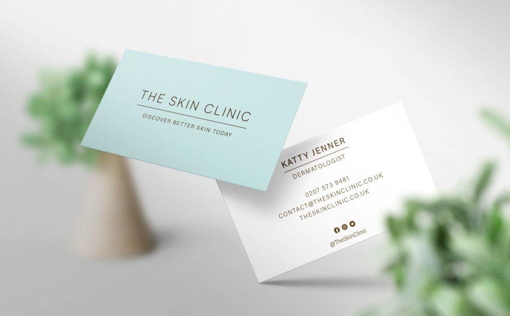 Skin Care Business Card