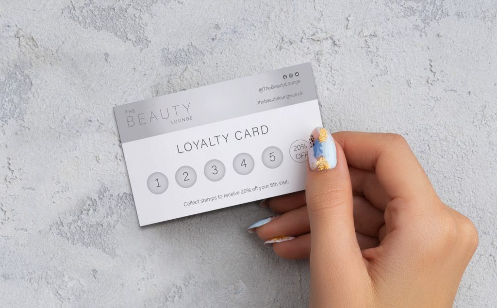 Pampering Loyalty Card