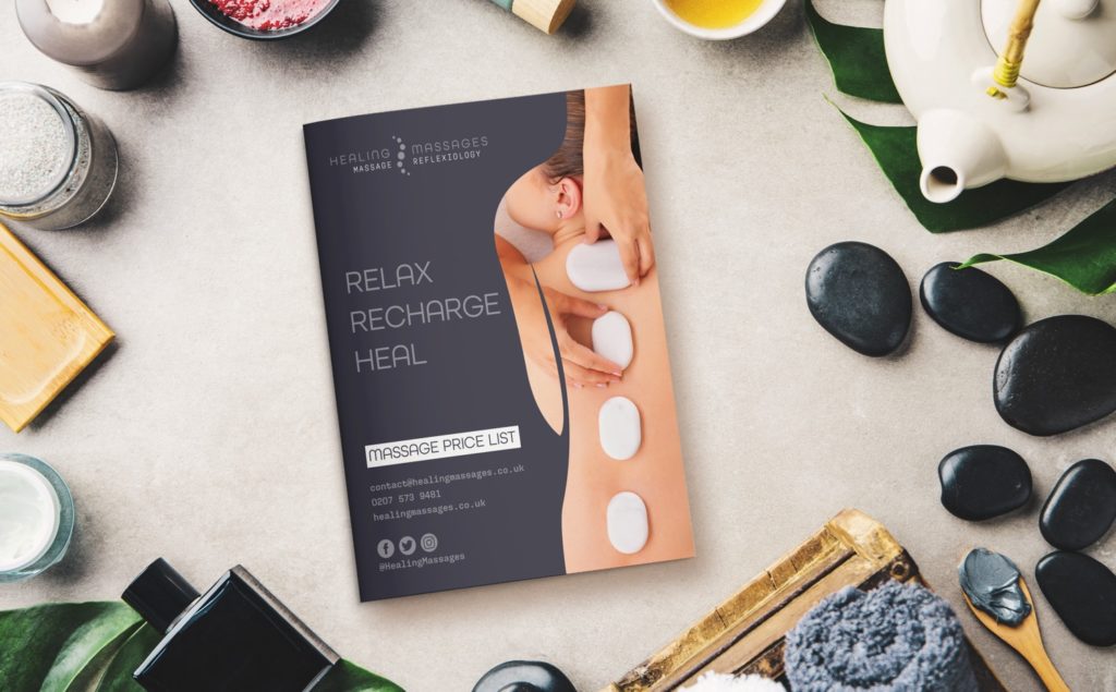 Massage and Reflexology Stitched Book