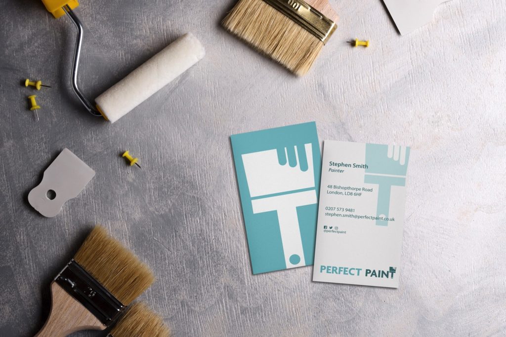 Paintors and Decorators Business Card
