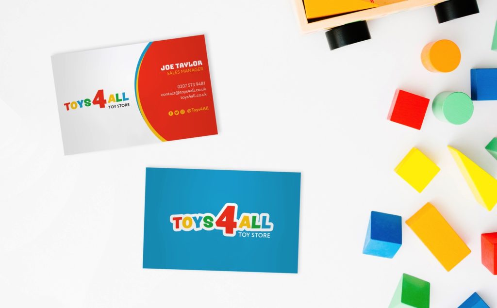 Toys and Games Business Cards