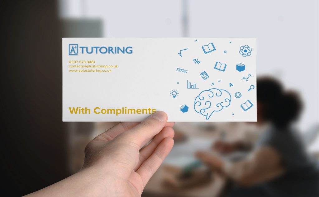 Tutors and Trainers Compliment Slip