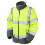 Leo Workwear Hartland Fleece Jacket - Yellow