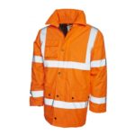 Uneek Hi Vis Road Safety Jacket - Orange