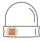 Hi-Vis Beanie Hat - Logo on Front Right