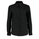Kustom Kit Women's Workplace Oxford Blouse - Long Sleeved - Black
