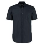 Kustom Kit Workwear Oxford Shirt Short Sleeved - French Navy