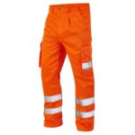 Leo Workwear Bideford Cargo Trouser - Orange