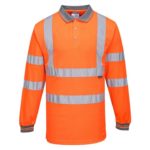 Portwest Long Sleeve Polo Shirt - Orange