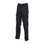 Uneek Cargo Trousers with Knee Pad Pocket - Black