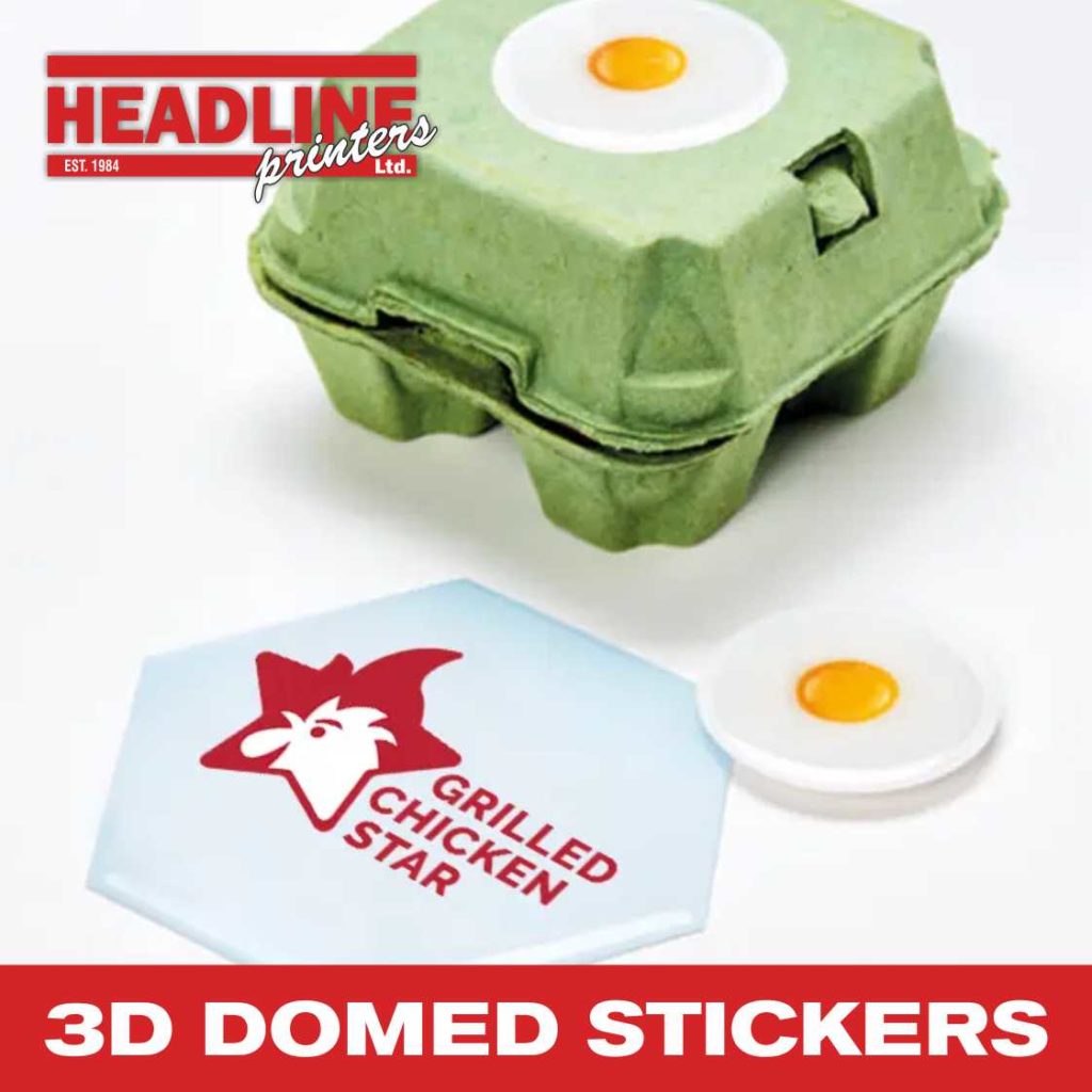 3D DOMED STICKERS