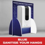 BLUE SANITISE YOUR HANDS