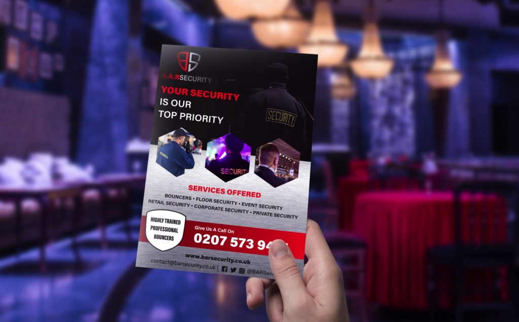 Security and Bouncers Flyer