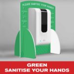GREEN SANITISE YOUR HANDS