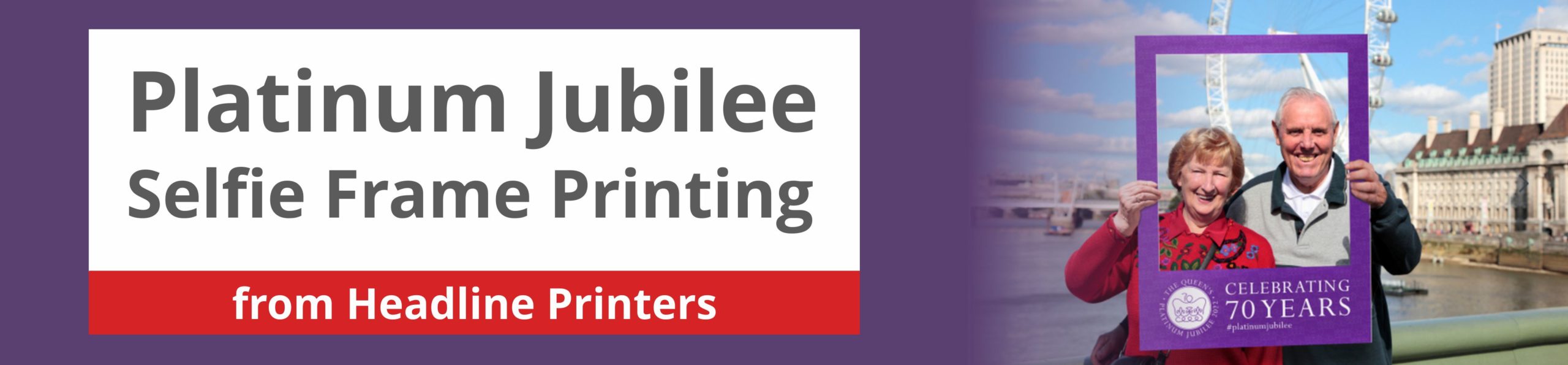 Platinum Jubilee Selfie Frame Printing