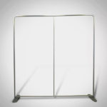 Stretch fabric display stand frame