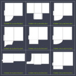 A4 Glued Folder Templates 1 to 9