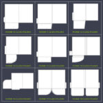 A5 Glued Folder Templates 10 to 18