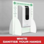 WHITE SANITISE YOUR HANDS