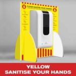 YELLOW SANITISE YOUR HANDS