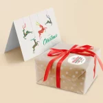 Personalised Christmas labels and stickers (Kiss cut)