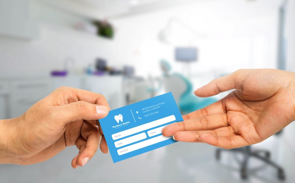 Dental Care Appointment Card