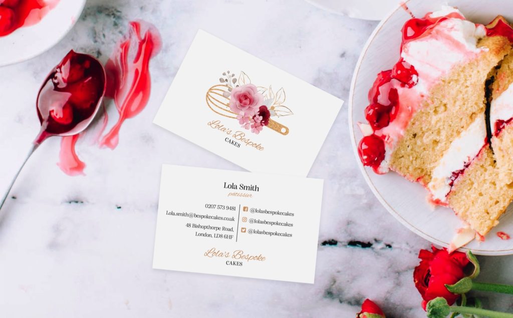 Cake Maker Business Cards