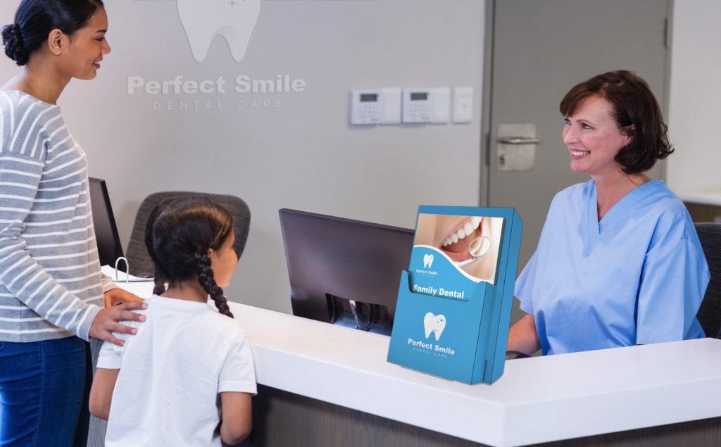 Dental Care Leaflet Dispenser