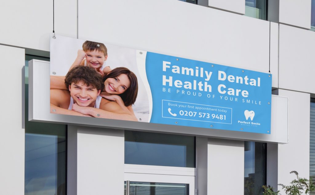 Dental Care Outdoor Banner