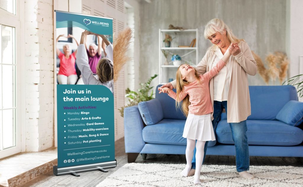 Care Home Roller Banner