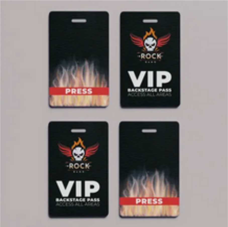 VIP Lanyard Cards